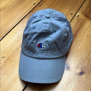 Champion Gray Cap with Logo